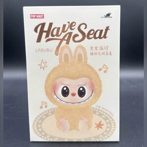 POP MART LABUBU The Monsters Have A Seat Vinyl Plush Blind Box US AUTHENTIC
